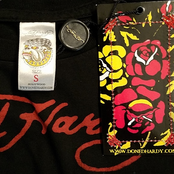 Ed Hardy Death or Glory size S black tee - Picture 6 of 7